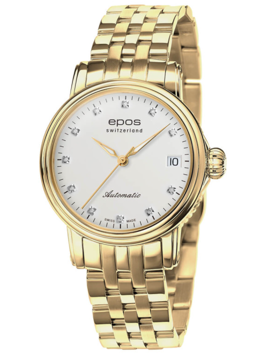 Zegarek damski Epos Diamond Automatic 34 mm 4390.152.22.88.32